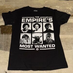 Star Wars Black 'The Empire's Most Wanted' T-Shirt